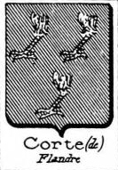 Corte Coat of Arms / Family Crest 11
