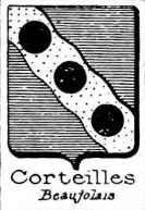 Corteilles Coat of Arms / Family Crest 0