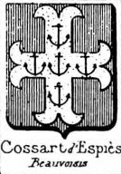 Cossart Coat of Arms / Family Crest 4