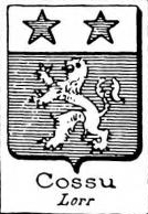 Cossu Coat of Arms / Family Crest 1