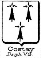 Costay Coat of Arms / Family Crest 0