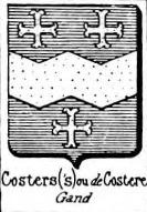 Costers Coat of Arms / Family Crest 0