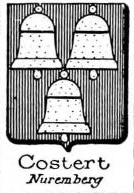 Costert Coat of Arms / Family Crest 0
