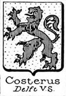 Costerus Coat of Arms / Family Crest 1