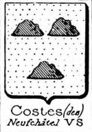 Costes Coat of Arms / Family Crest 2