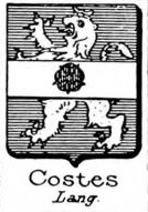 Costes Coat of Arms / Family Crest 1