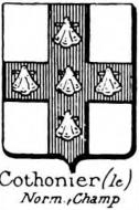 Cothonier Coat of Arms / Family Crest 0