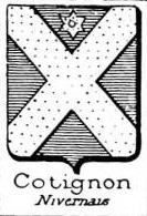 Cotignon Coat of Arms / Family Crest 0