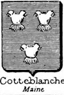 Cotteblanche Coat of Arms / Family Crest 0