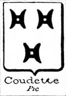 Coudette Coat of Arms / Family Crest 0