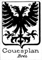 Couesplan Coat of Arms / Family Crest 0