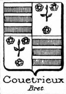 Couetrieux Coat of Arms / Family Crest 0