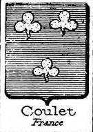 Coulet Coat of Arms / Family Crest 1
