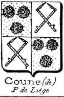 Coune Coat of Arms / Family Crest 1