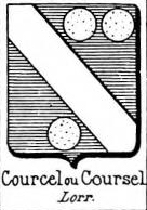 Courcel Coat of Arms / Family Crest 0