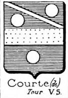 Courte Coat of Arms / Family Crest 1