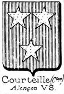 Courteille Coat of Arms / Family Crest 1
