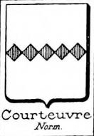 Courteuvre Coat of Arms / Family Crest 0