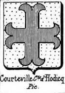 Courteville Coat of Arms / Family Crest 0