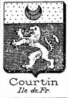 Courtin Coat of Arms / Family Crest 2
