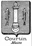 Courtin Coat of Arms / Family Crest 3