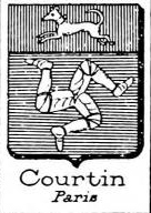 Courtin Coat of Arms / Family Crest 1