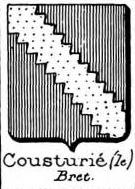 Cousturie Coat of Arms / Family Crest 0