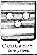 Coutance Coat of Arms / Family Crest 0