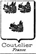 Coutelier Coat of Arms / Family Crest 0