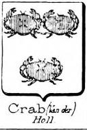 Crab Coat of Arms / Family Crest 2