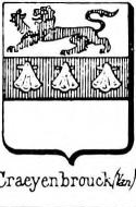 Craeyenbrouck Coat of Arms / Family Crest 0