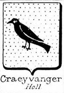 Craeyvanger Coat of Arms / Family Crest 0