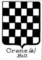 Crane Coat of Arms / Family Crest 2