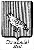 Crane Coat of Arms / Family Crest 3
