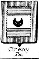 Creny Coat of Arms / Family Crest 1
