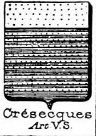 Cresecques Coat of Arms / Family Crest 2