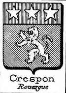 Crespon Coat of Arms / Family Crest 0