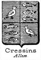 Cressius Coat of Arms / Family Crest 0
