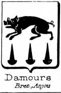 Damours Coat of Arms / Family Crest 0