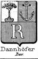 Dannhofer Coat of Arms / Family Crest 0