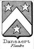 Dansaert Coat of Arms / Family Crest 0