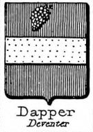 Dapper Coat of Arms / Family Crest 0