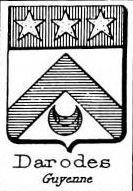 Darodes Coat of Arms / Family Crest 0