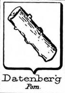 Datenberg Coat of Arms / Family Crest 1