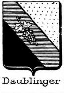 Daublinger Coat of Arms / Family Crest 0