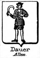 Dauer Coat of Arms / Family Crest 0