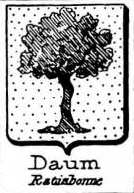 Daum Coat of Arms / Family Crest 1