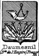 Daumesnil Coat of Arms / Family Crest 1