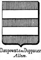 Daupowatz Coat of Arms / Family Crest 0