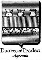 Daurec Coat of Arms / Family Crest 0